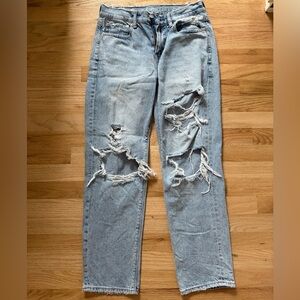 American Eagle 90’s Straight Leg Blue Jeans
